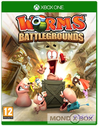 Copertina di Worms Battlegrounds