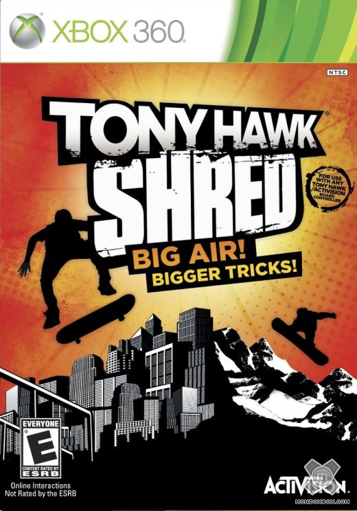 Copertina di Tony Hawk: Shred