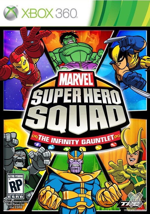 Copertina di Marvel Super Hero Squad: The Infinity Gauntlet