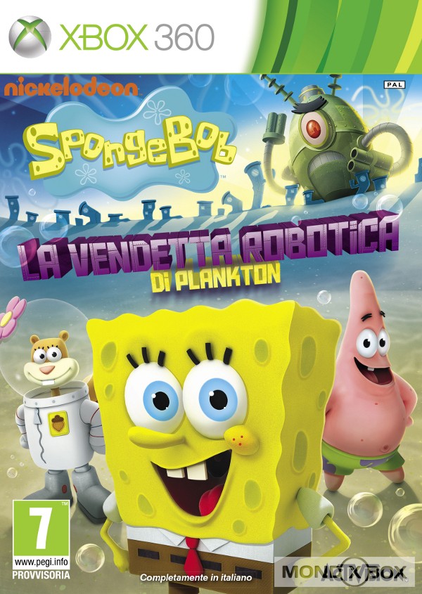 Copertina di SpongeBob SquarePants: La Vendetta Robotica di Plankton